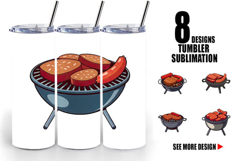 Tumbler BBQ Grill Sublimation artnoy 