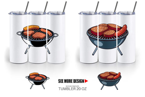 Tumbler BBQ Grill Sublimation artnoy 
