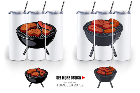 Tumbler BBQ Grill Sublimation artnoy 