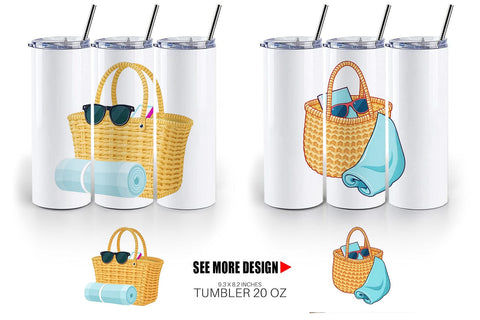 Tumbler Beach Bag Sublimation artnoy 