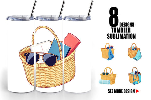 Tumbler Beach Bag Sublimation artnoy 