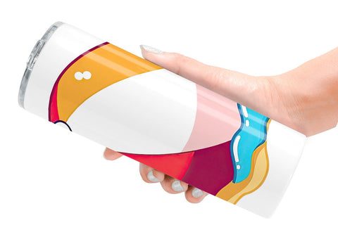 Tumbler Beach Ball Sublimation artnoy 