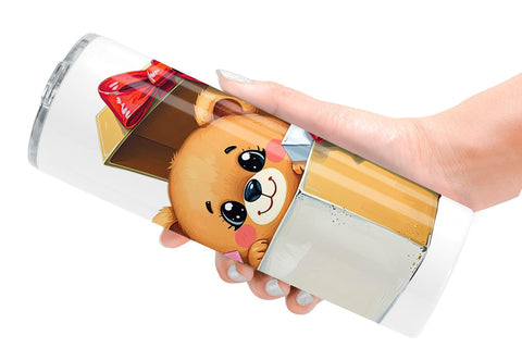 Tumbler Bear Gift Sublimation artnoy 