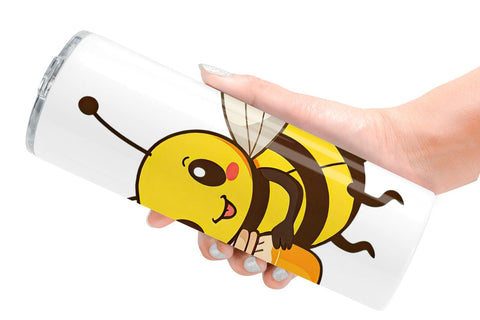 Tumbler Bee with Honey Jar Sublimation artnoy 
