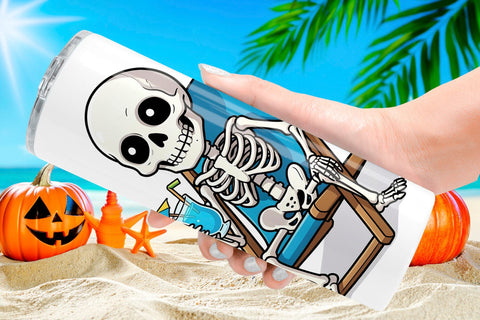 Tumbler Big Eye Summerween Beach Party Sublimation artnoy 