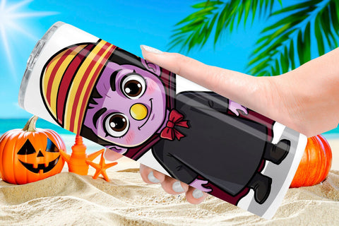 Tumbler Big Eye Summerween Pool Party Sublimation artnoy 