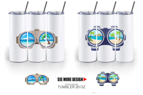 Tumbler Binoculars Sublimation artnoy 