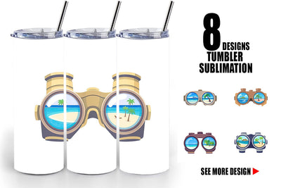Tumbler Binoculars Sublimation artnoy 