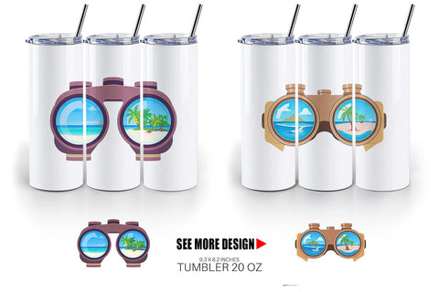 Tumbler Binoculars Sublimation artnoy 