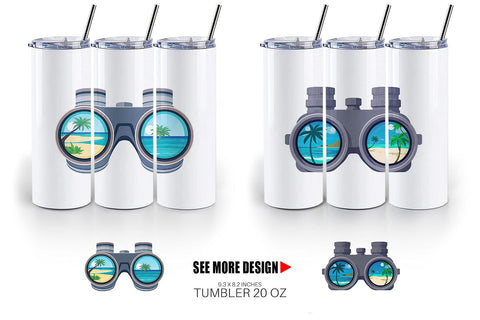Tumbler Binoculars Sublimation artnoy 
