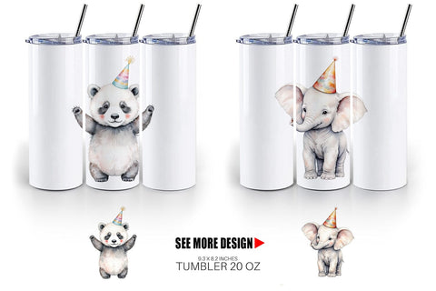 Tumbler Birthday Baby Beasts Sublimation artnoy 