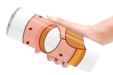Tumbler Bitten Donut Sublimation artnoy 
