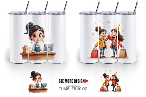 Tumbler Black Friday Frenzy Sublimation artnoy 