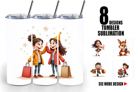Tumbler Black Friday Frenzy Sublimation artnoy 