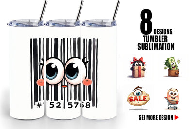Tumbler Black Friday Icons Sublimation artnoy 