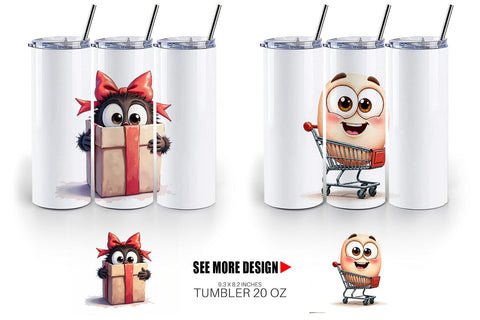 Tumbler Black Friday Icons Sublimation artnoy 