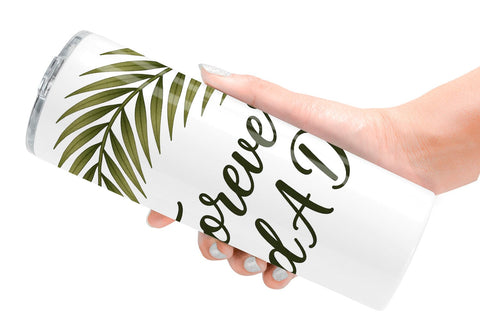 Tumbler Boho Jungle Love Tropical Valentine Quotes Sublimation artnoy 