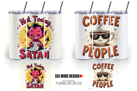 Tumbler Bold Sassy Quotes Sublimation artnoy 