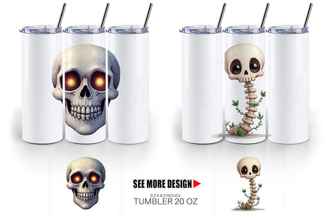 Tumbler Bone Motifs Sublimation artnoy 