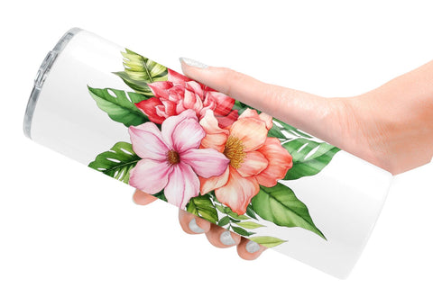 Tumbler Botanical Bloom Sublimation artnoy 