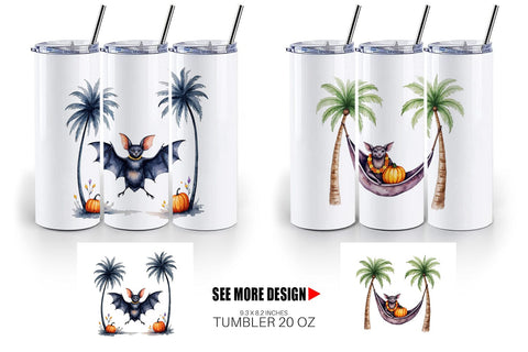 Tumbler Breezy Bat Nights Sublimation artnoy 