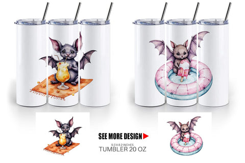 Tumbler Breezy Bat Nights Sublimation artnoy 
