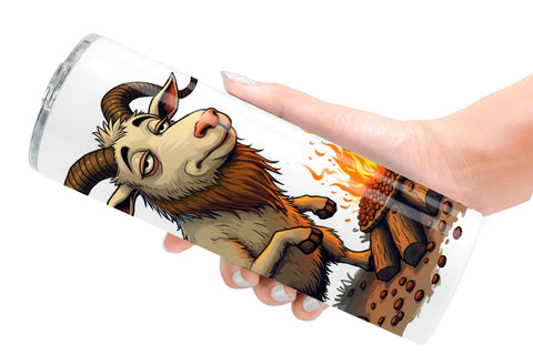 Tumbler Caffeine Critters Sublimation artnoy 