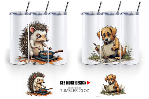 Tumbler Camping Grumps Sublimation artnoy 