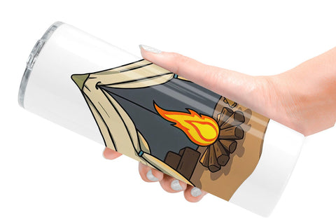 Tumbler Camping Tent Sublimation artnoy 