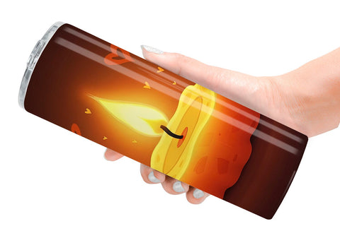 Tumbler Candle Glow Sublimation artnoy 