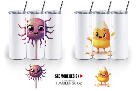 Tumbler Candy Surreals Sublimation artnoy 