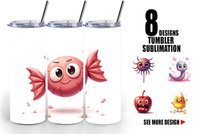 Tumbler Candy Surreals Sublimation artnoy 