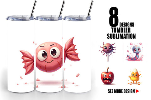 Tumbler Candy Surreals Sublimation artnoy 