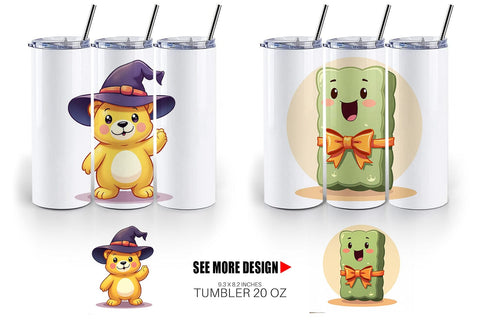 Tumbler Candy Treats Sublimation artnoy 