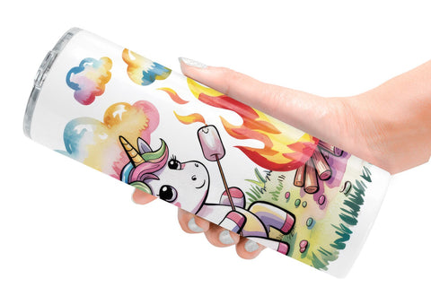 Tumbler Candy Unicorn Summer Sublimation artnoy 
