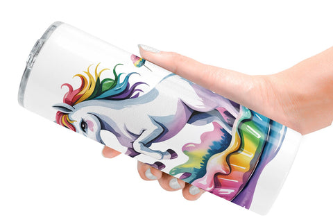 Tumbler Candy Unicorn Summer Sublimation artnoy 