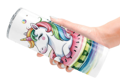 Tumbler Candy Unicorn Summer Sublimation artnoy 