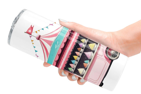 Tumbler Carnival Ice Cream Sublimation artnoy 