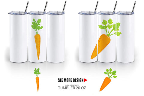 Tumbler Carrot Sublimation artnoy 