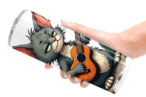 Tumbler Cat Chaos Sublimation artnoy 