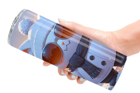 Tumbler Cat Christmas Sublimation artnoy 