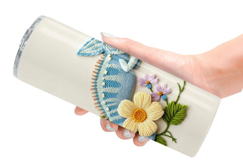 Tumbler Chameleon Embroidery Sublimation artnoy 