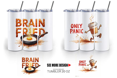 Tumbler Chaos Caffeine Sarcastic Quotes Sublimation artnoy 