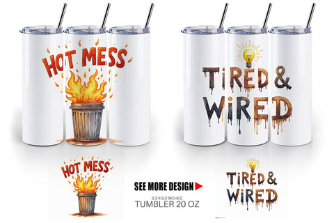 Tumbler Chaos Caffeine Sarcastic Quotes Sublimation artnoy 