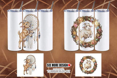 Tumbler Chaotic Celestial Western Watercolor Sublimation artnoy 