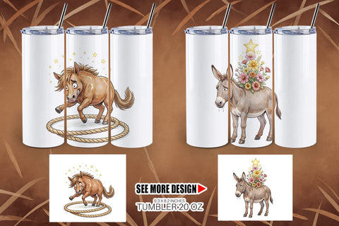 Tumbler Chaotic Celestial Western Watercolor Sublimation artnoy 
