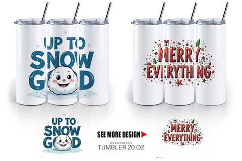 Tumbler Chaotic Holiday Spirit: Energetic Ugly Cute Quotes Sublimation artnoy 