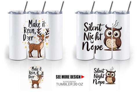 Tumbler Chaotic Holiday Spirit: Energetic Ugly Cute Quotes Sublimation artnoy 