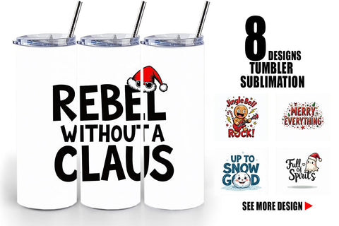 Tumbler Chaotic Holiday Spirit: Energetic Ugly Cute Quotes Sublimation artnoy 
