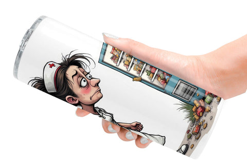 Tumbler Chaotic Nurse Sublimation artnoy 